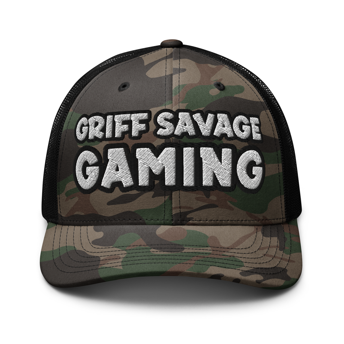 Griff Savage Gaming Camo Trucker Hat