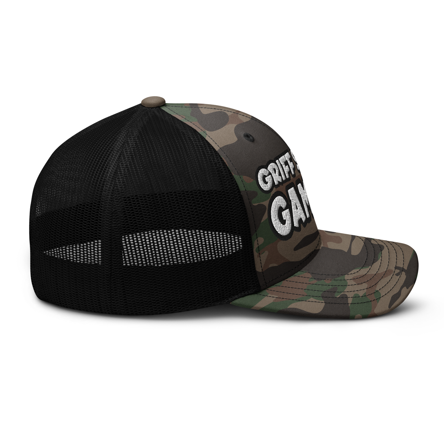 Griff Savage Gaming Camo Trucker Hat