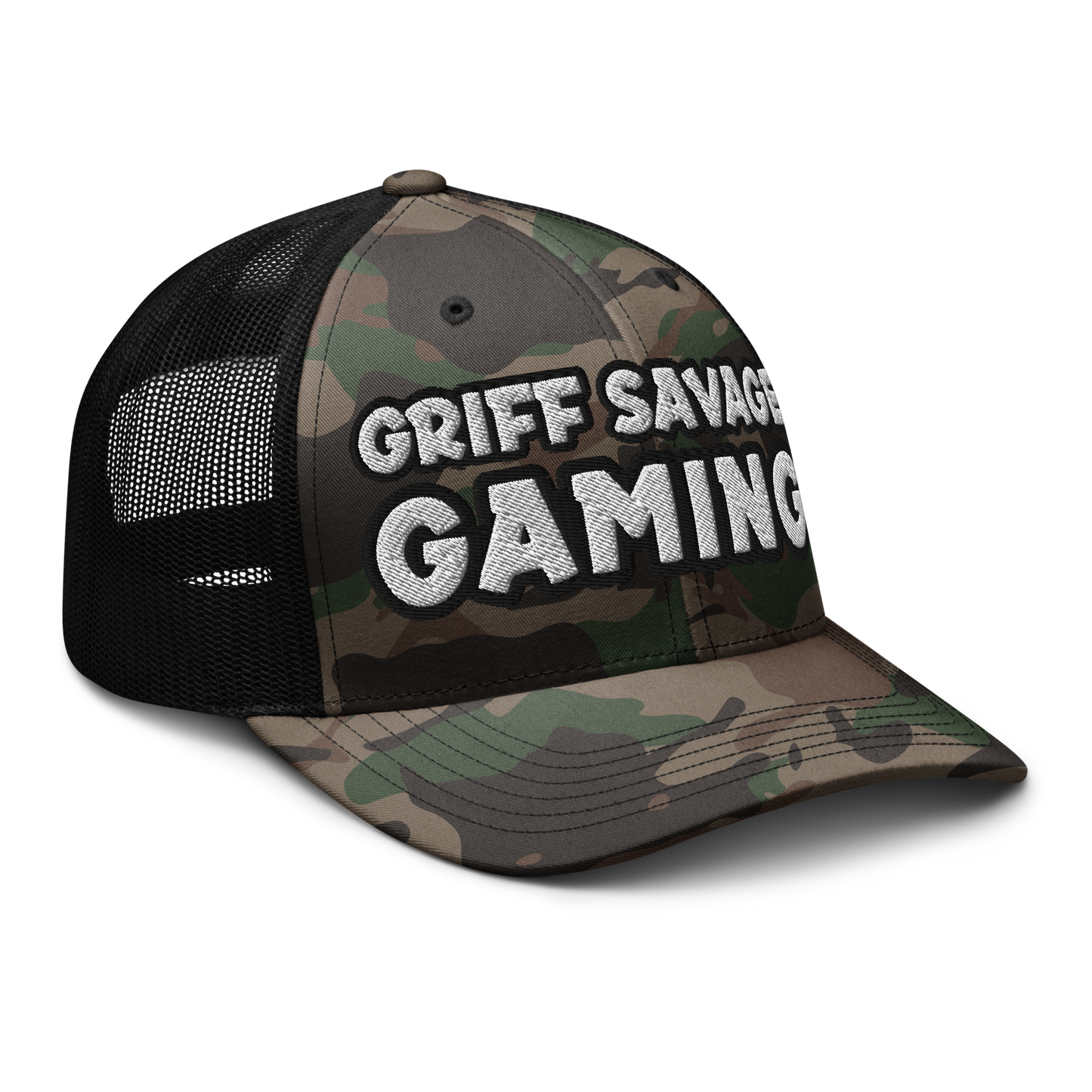 Griff Savage Gaming Camo Trucker Hat