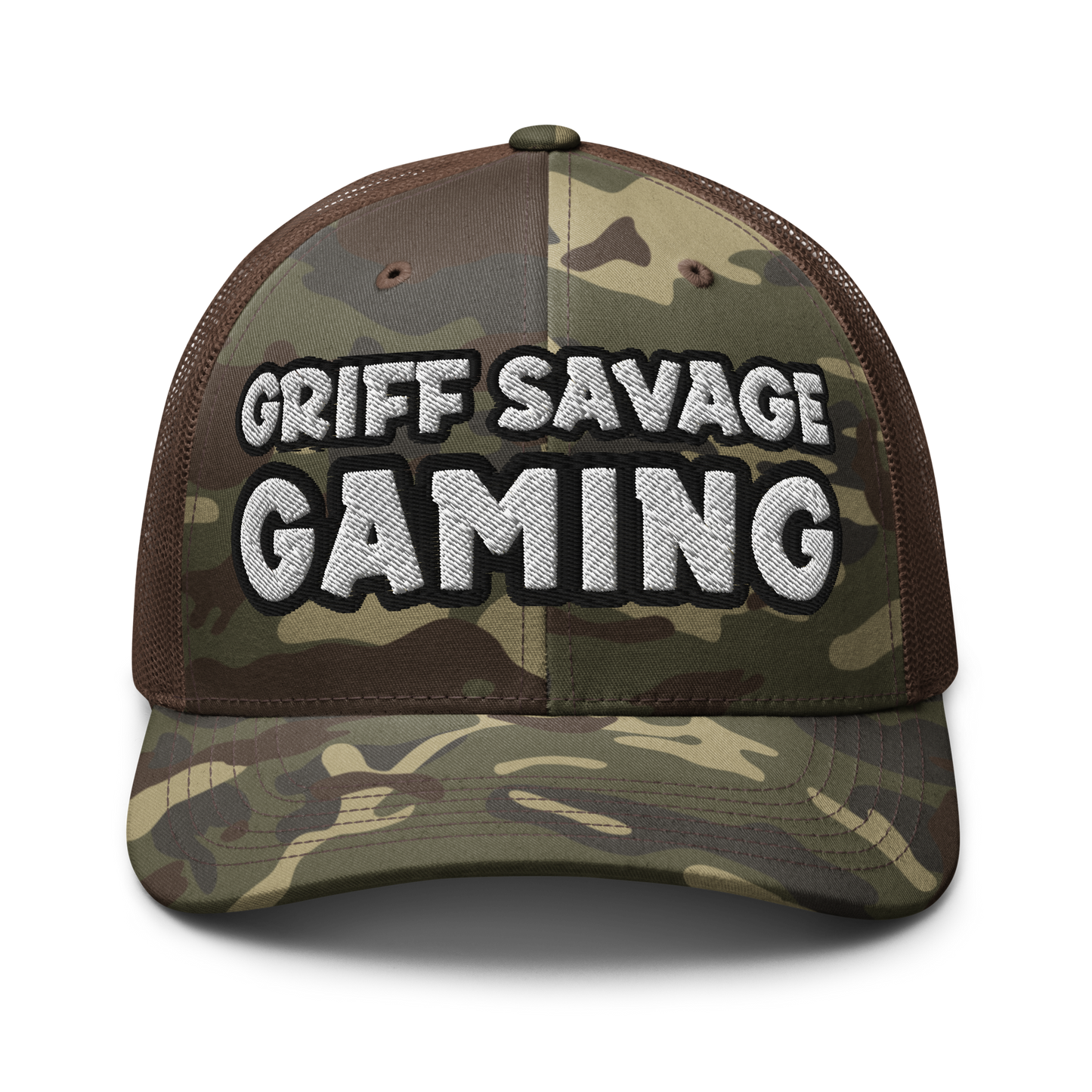 Griff Savage Gaming Camo Trucker Hat