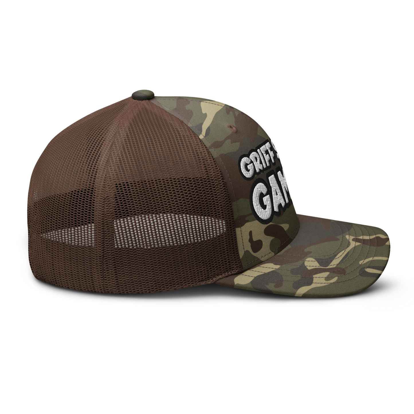 Griff Savage Gaming Camo Trucker Hat