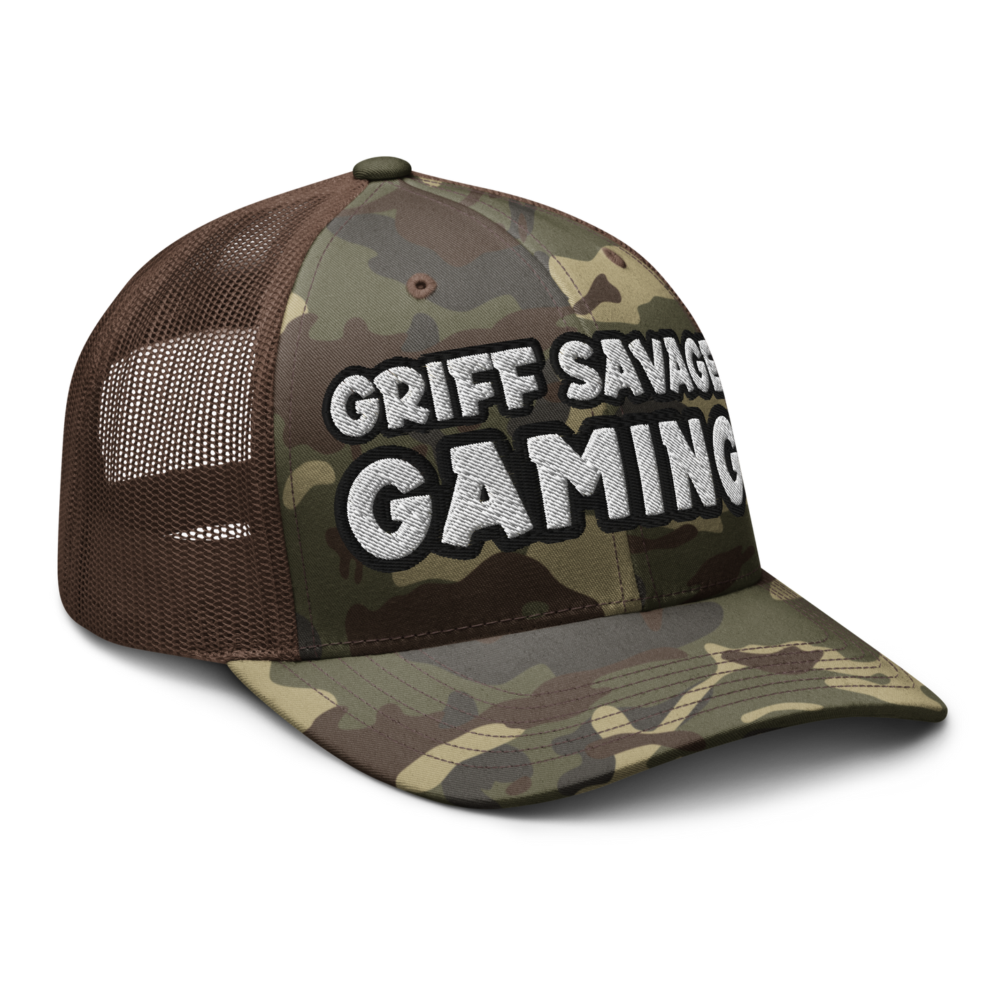 Griff Savage Gaming Camo Trucker Hat
