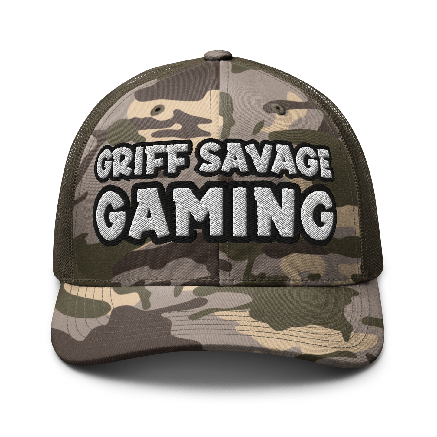 Griff Savage Gaming Camo Trucker Hat