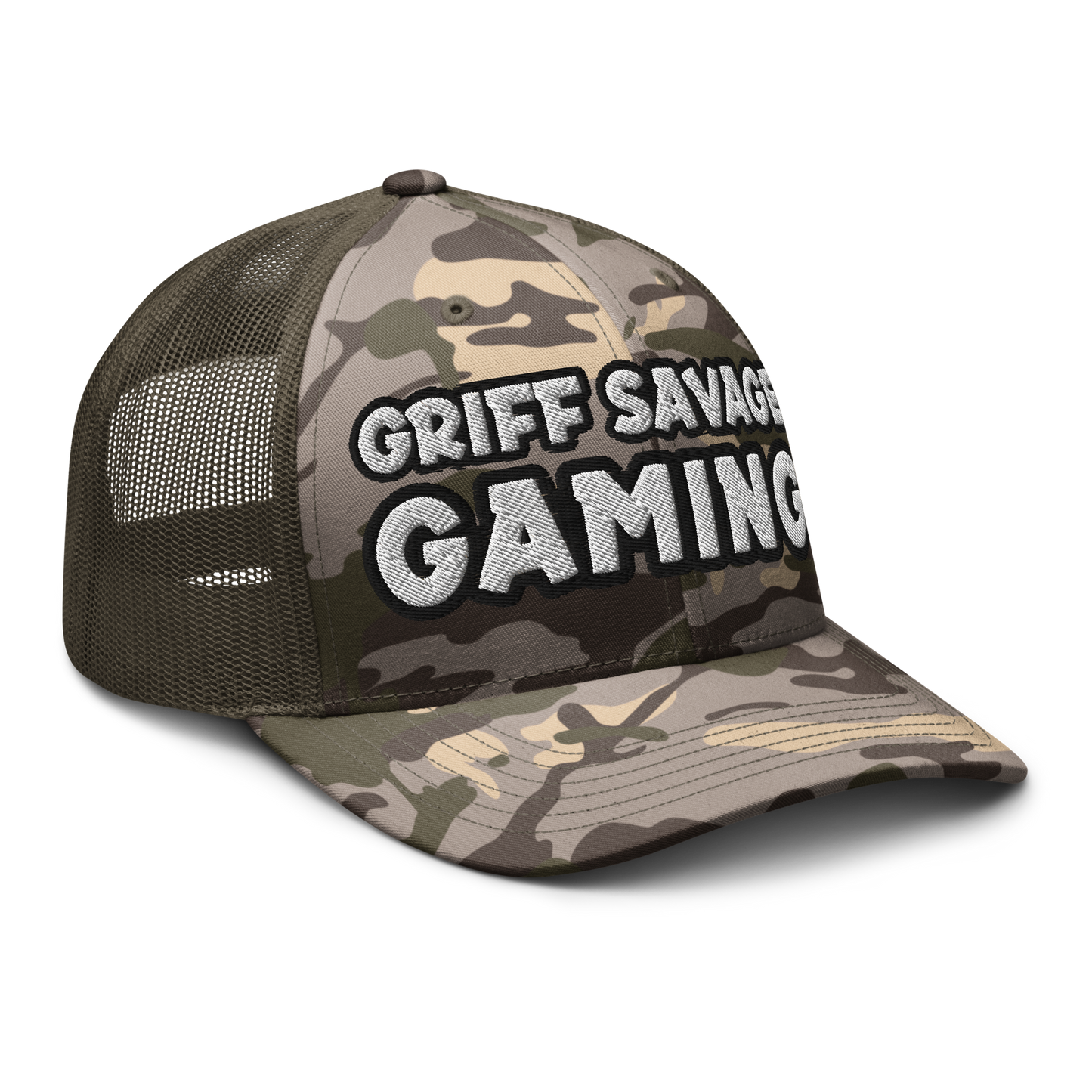 Griff Savage Gaming Camo Trucker Hat
