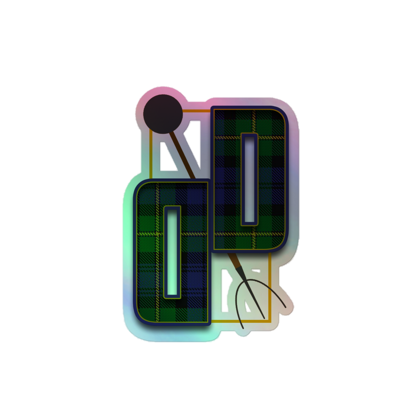 DBLduty Holographic Sticker