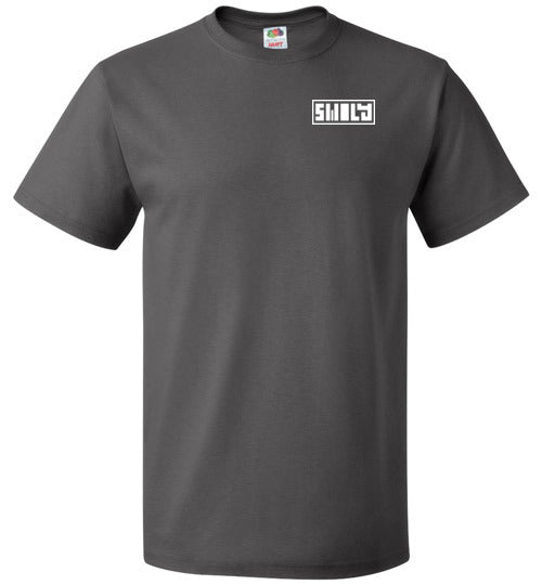 Swoly White Double Logo Classic Tee