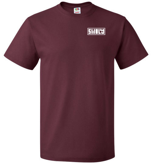 Swoly White Double Logo Classic Tee