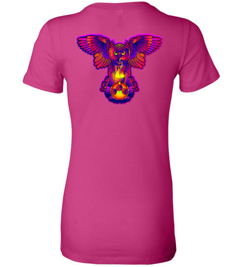 Swoly White Double Logo Ladies Tee
