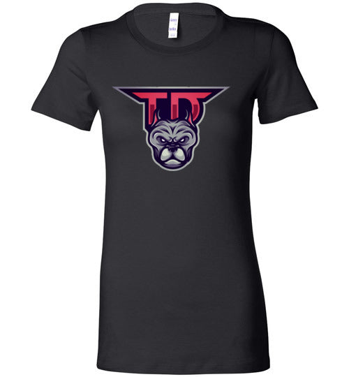 T-dogg Gaming Premium Ladies Logo Tee