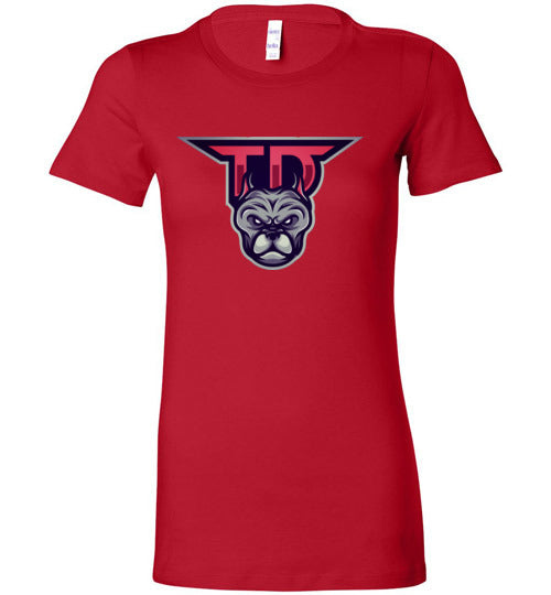 T-dogg Gaming Premium Ladies Logo Tee