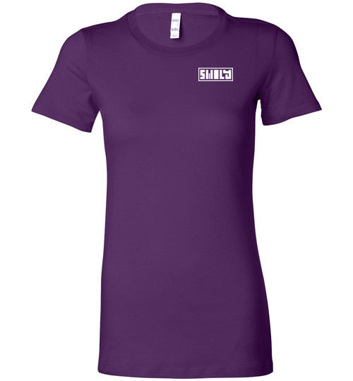 Swoly White Double Logo Ladies Tee