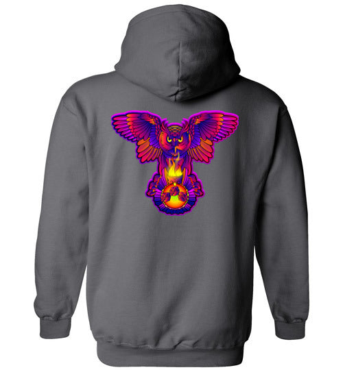 Swoly White Double Logo Hoodie