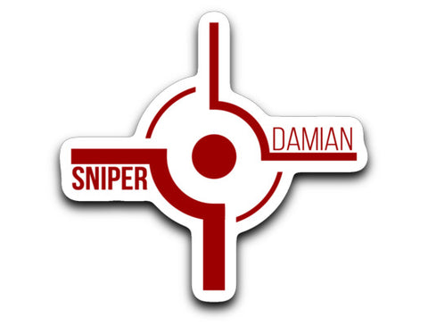 SniperDamian Red Sticker