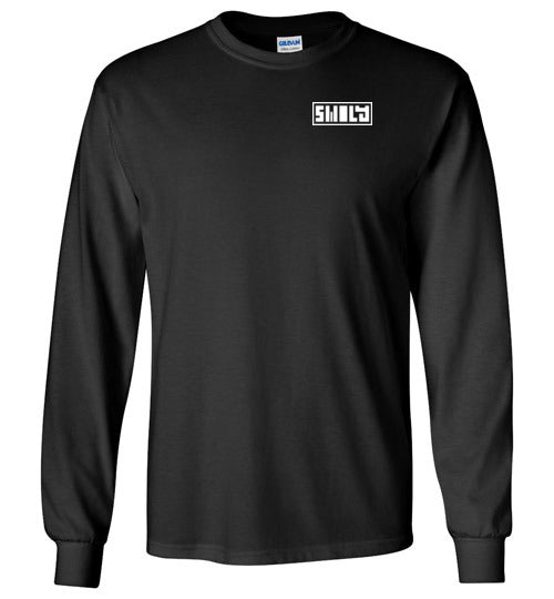 Swoly White Double Logo Longsleeve Tee