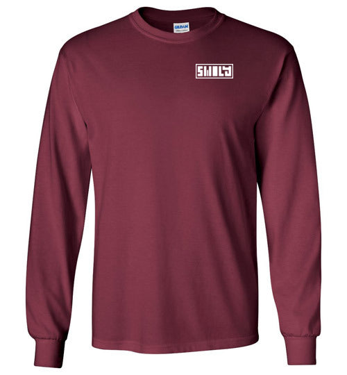 Swoly White Double Logo Longsleeve Tee