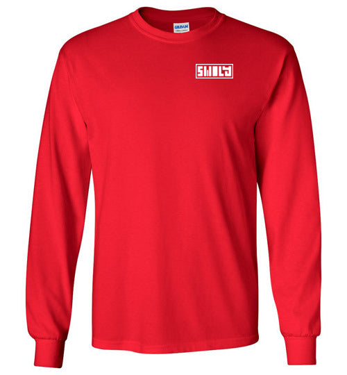 Swoly White Double Logo Longsleeve Tee