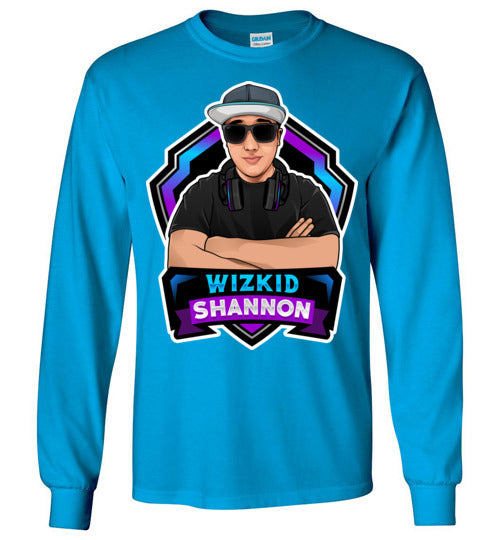 WizKidShannon Long Sleeve Logo Tee
