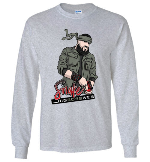 Snake_BigBossWes Premium Long Sleeve Logo Tee