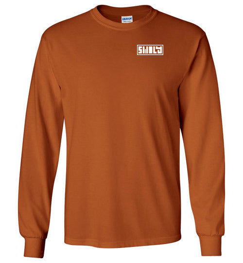 Swoly White Double Logo Longsleeve Tee