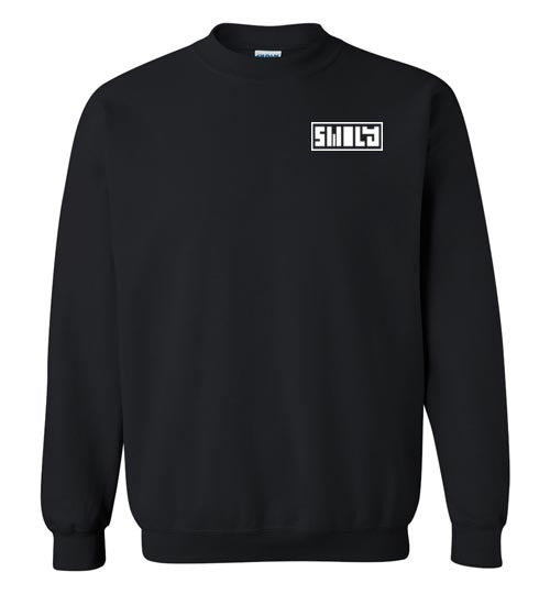 Swoly White Double Logo Crewneck