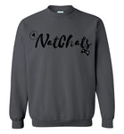 NatChats Black Logo Crewneck
