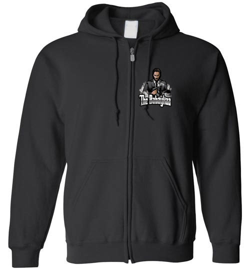 THE BABAYKAA Zip-Up Logo Hoodie