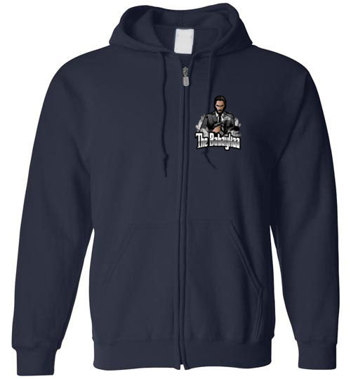 THE BABAYKAA Zip-Up Logo Hoodie