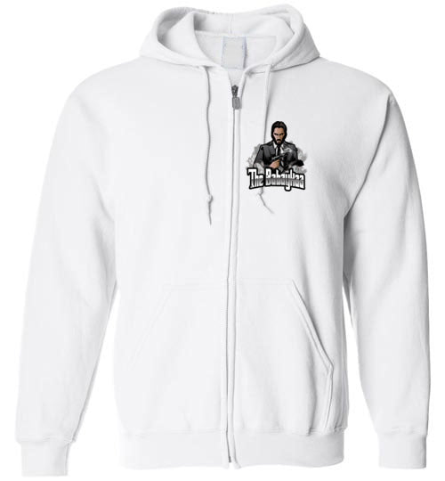 THE BABAYKAA Zip-Up Logo Hoodie