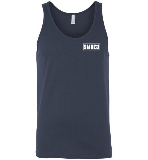 Swoly White Double Logo Unisex Tank