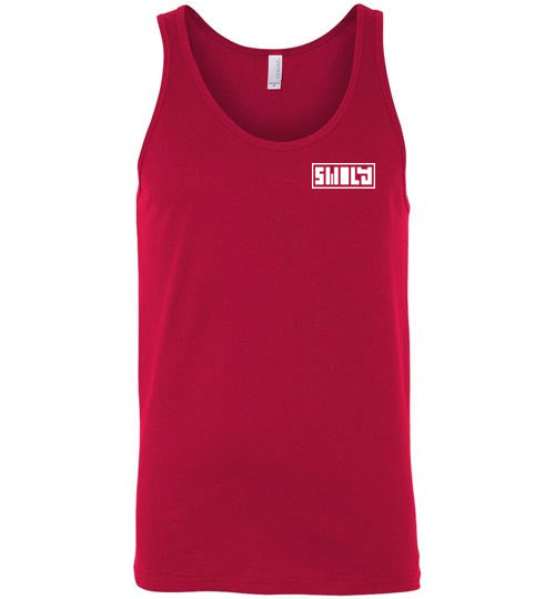 Swoly White Double Logo Unisex Tank