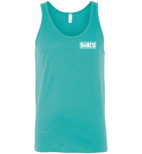 Swoly White Double Logo Unisex Tank