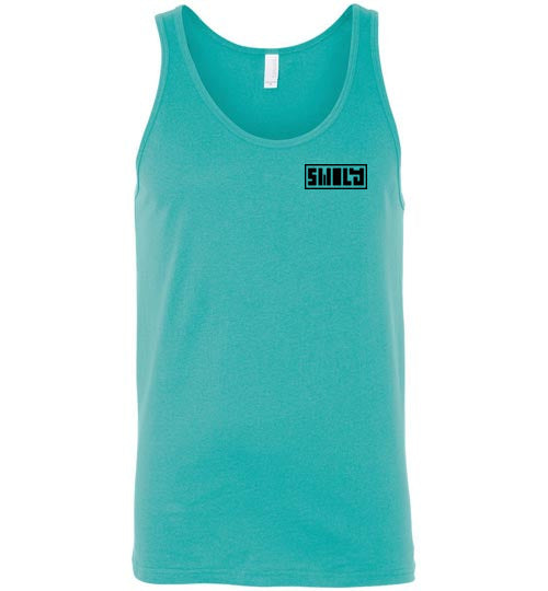 Swoly Black Double Logo Unisex Tank