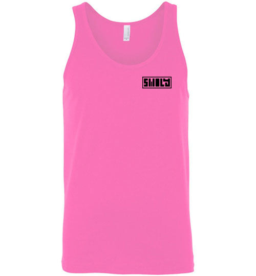 Swoly Black Double Logo Unisex Tank