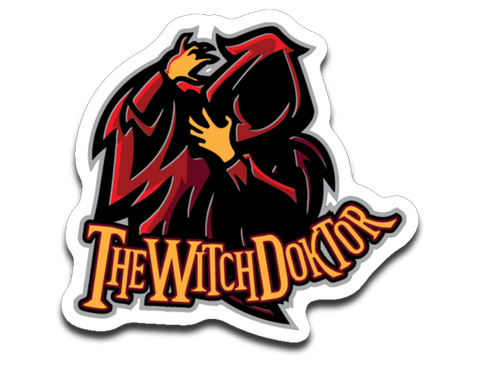The Witch Doktor Logo Sticker
