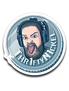 Thr1ftyN1ckeL Sticker