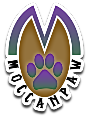 Moccanpaw Sticker