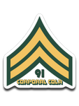 CorporalCola91 Sticker