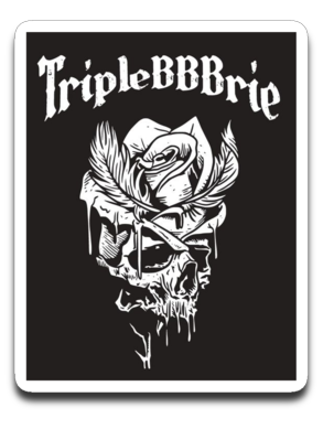 Triple BBBrie Sticker
