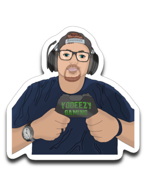 Yodeezy Gaming Sticker