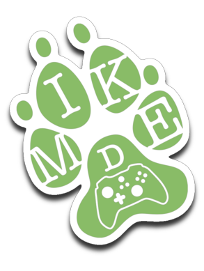 Mike D Gaming Green Logo Sticker