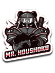 Mr Houshoku Logo Sticker
