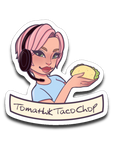 TomaHwkTacoChop Sticker