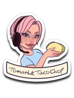 TomaHwkTacoChop Sticker