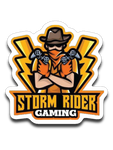 Storm Rider Gaming Logo Sticker