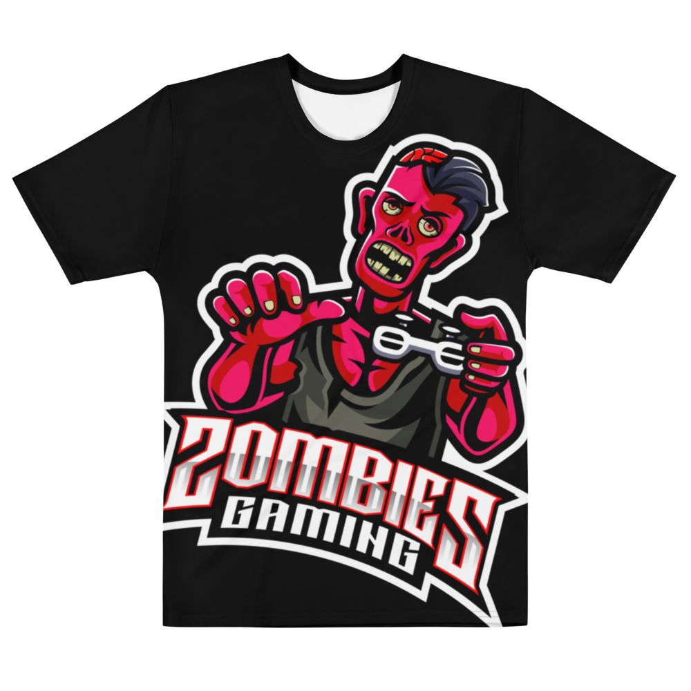 Zombies Gaming All Over Tee