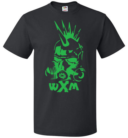 WizenXMohawk Logo Neon Green Tee