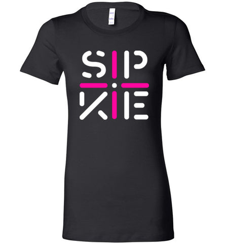 Spike Square Logo Ladies Tee
