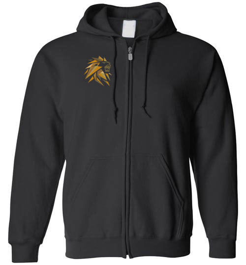 Starbeast Gold Lion Zip Up Hoodie