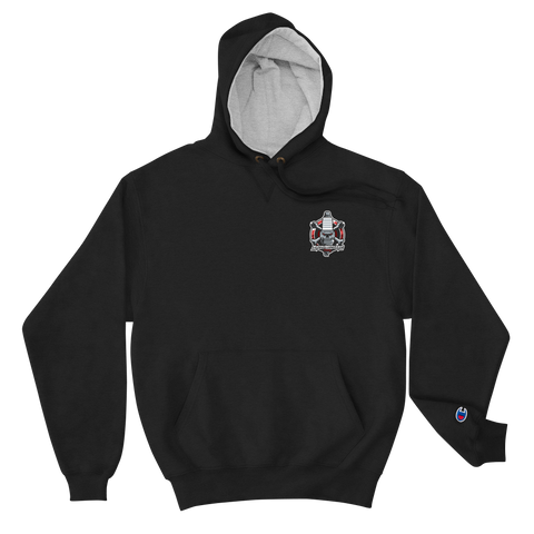 Angry Mechanic Gaming Embroidered Champion Hoodie