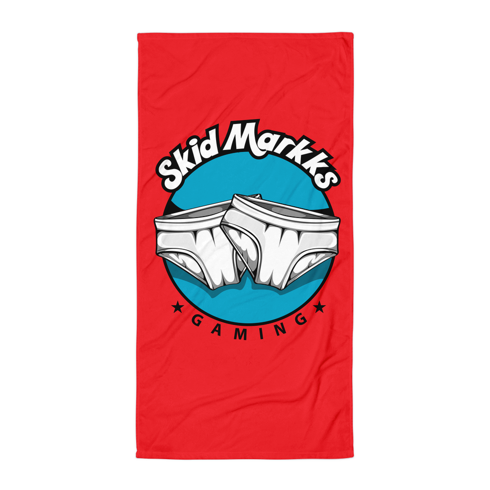 Skid Markks Beach Towel